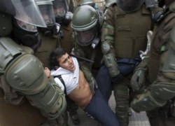 Repression in Chile. Foto: Púlsar/El Argentino